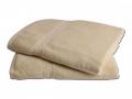 Badetuch 100x150 cm, beige im 2er Pack